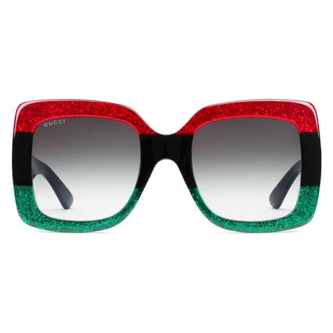 gucci black and red|gucci red black green sunglasses.